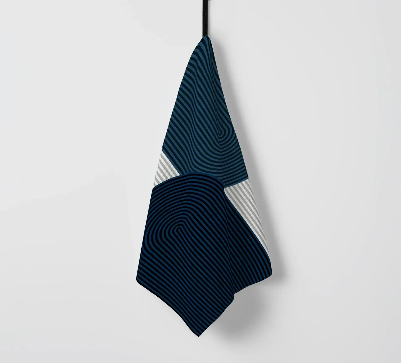 rayures arrondi-rectangle rayures verticales torchon de Patrick M Gerber