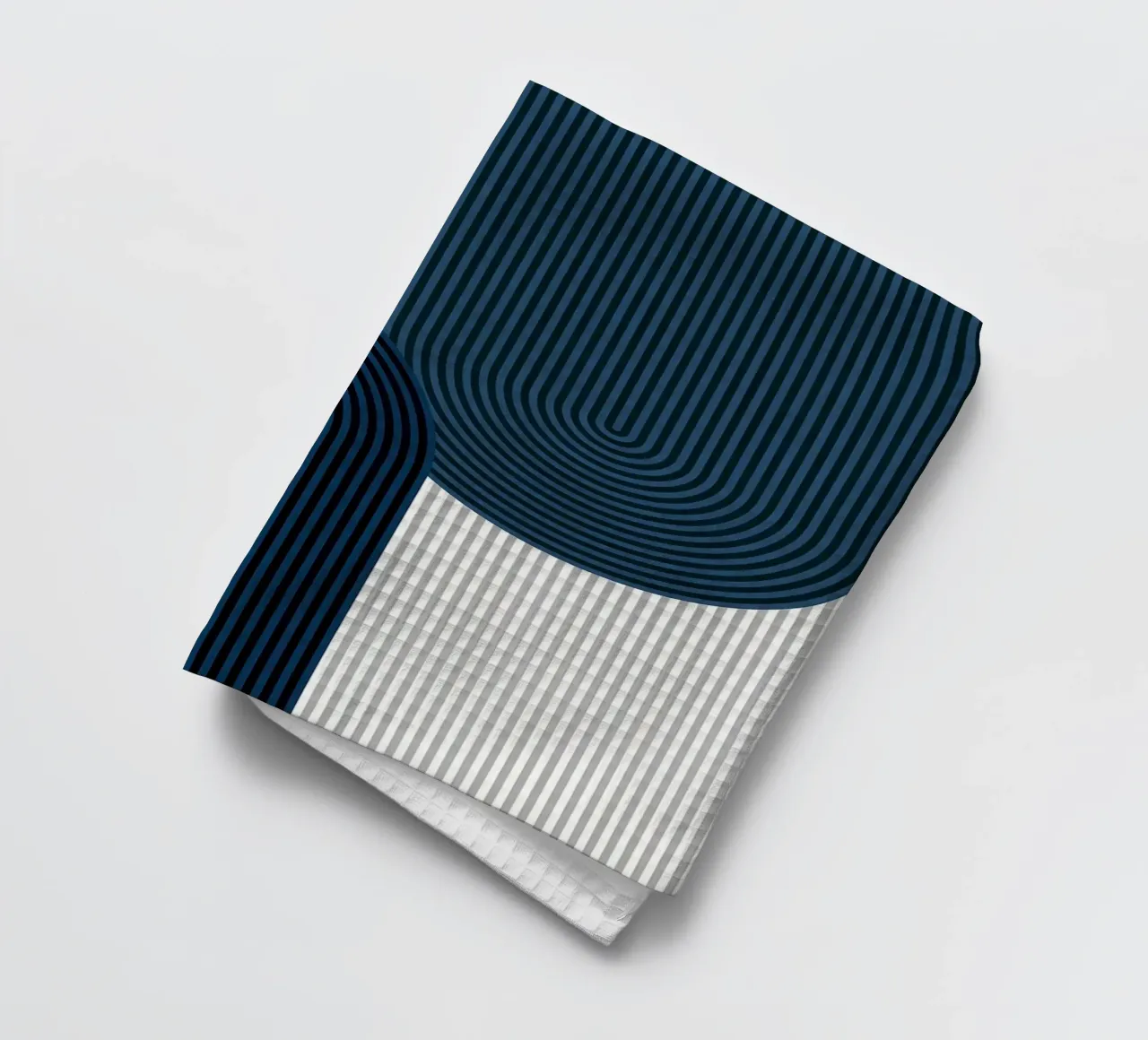 rayures arrondi-rectangle rayures verticales torchon de Patrick M Gerber