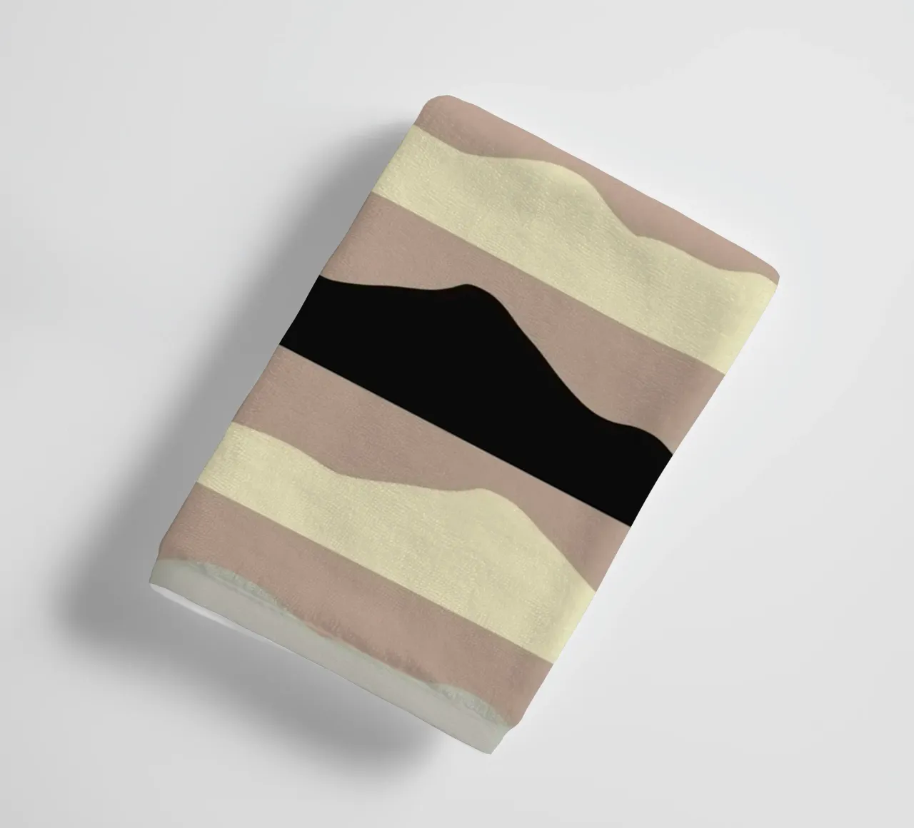 Mountains horizon pattern 02 towel by Little Dean