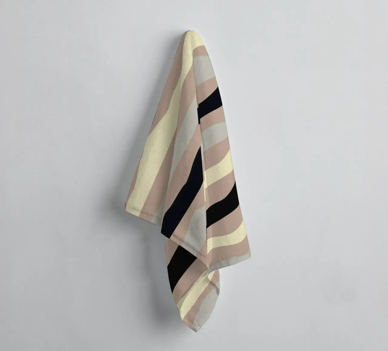 Mountains horizon pattern 02 towel by Little Dean