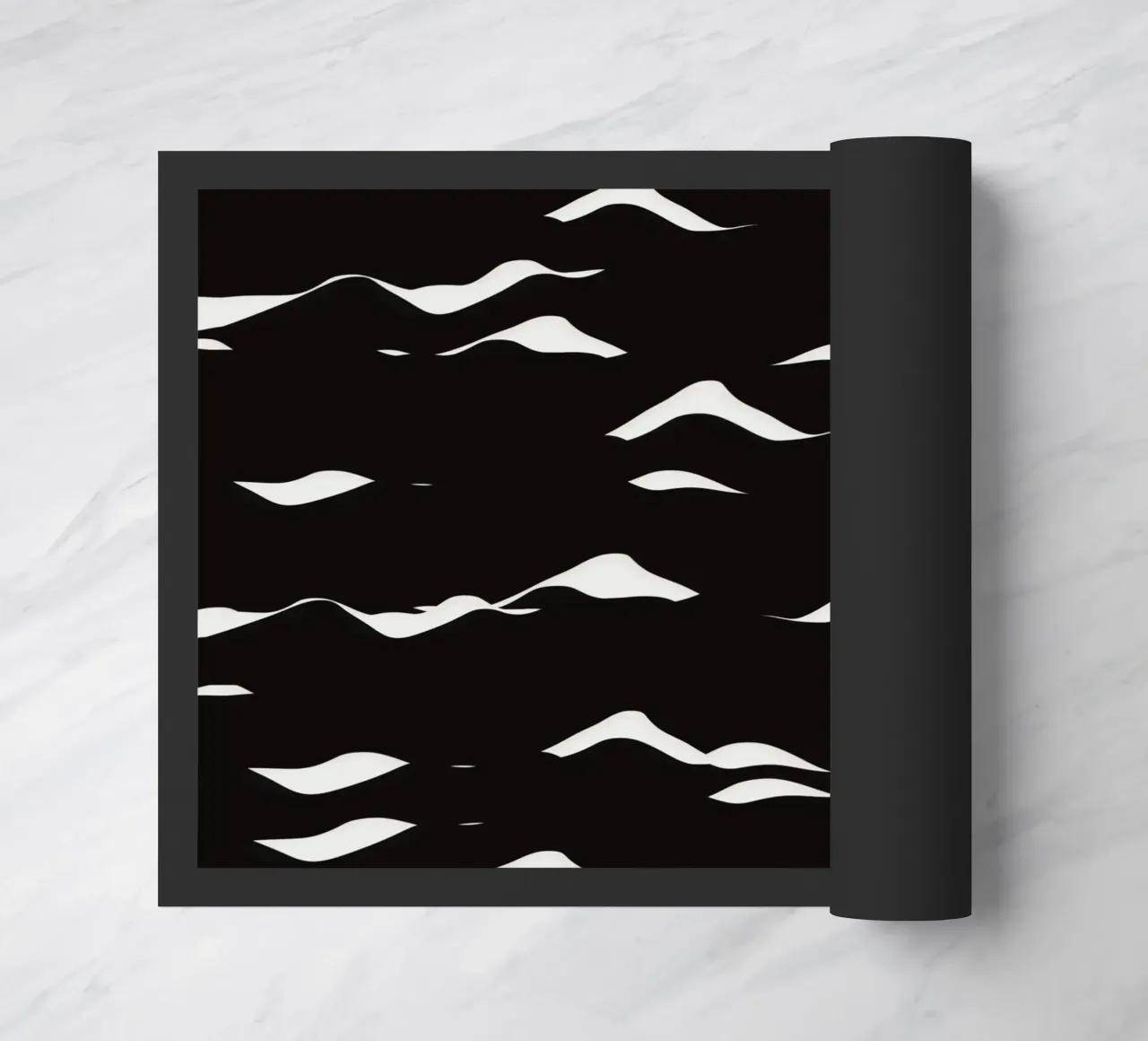 Waves pattern doormat by Little Dean