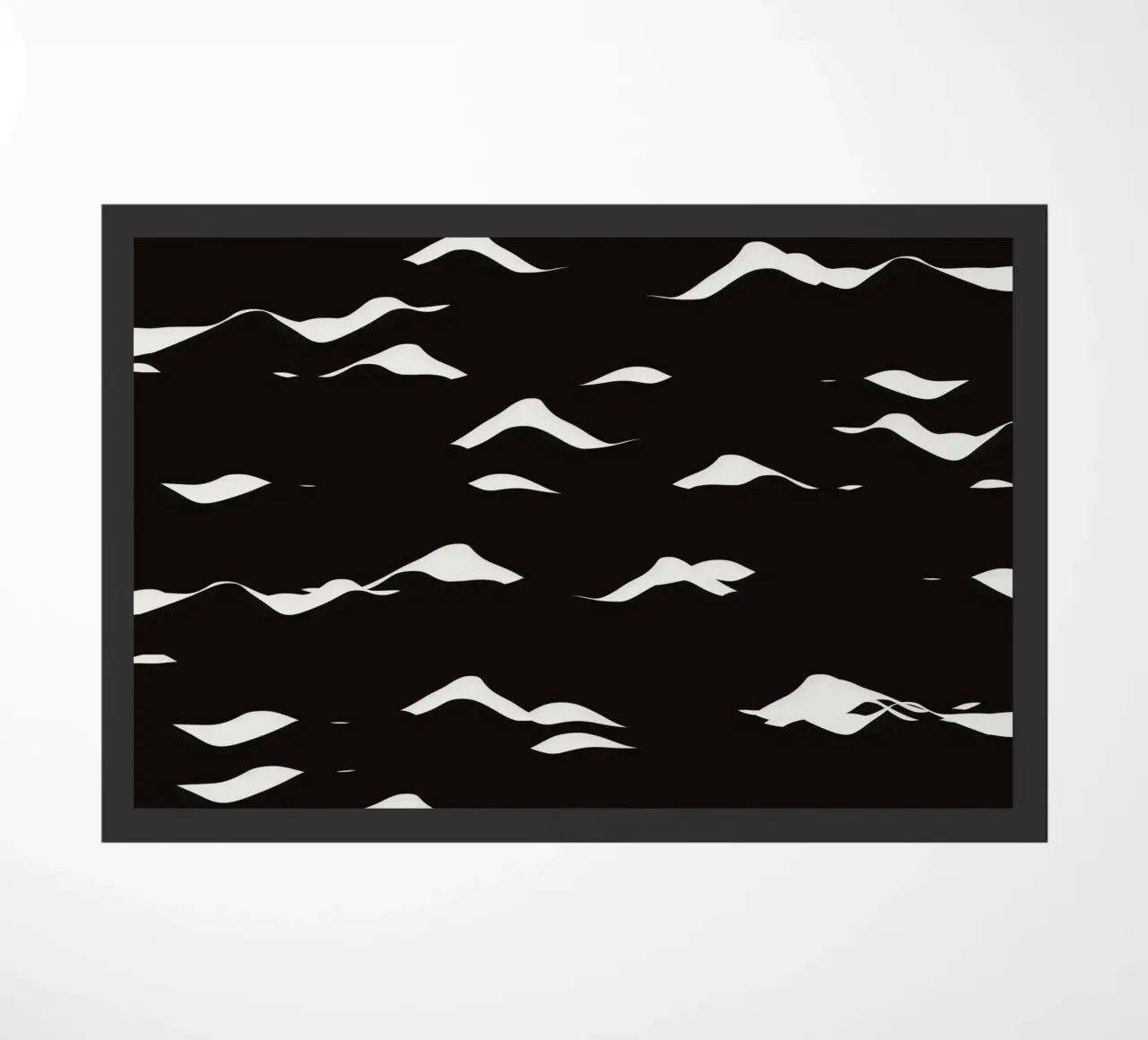 Waves pattern doormat by Little Dean