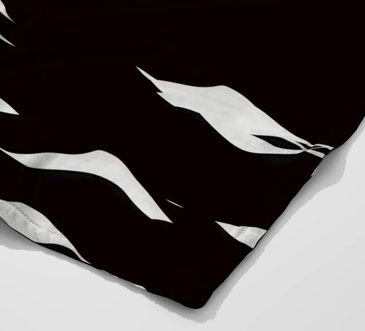 Motif des vagues plaid polaire de Little Dean