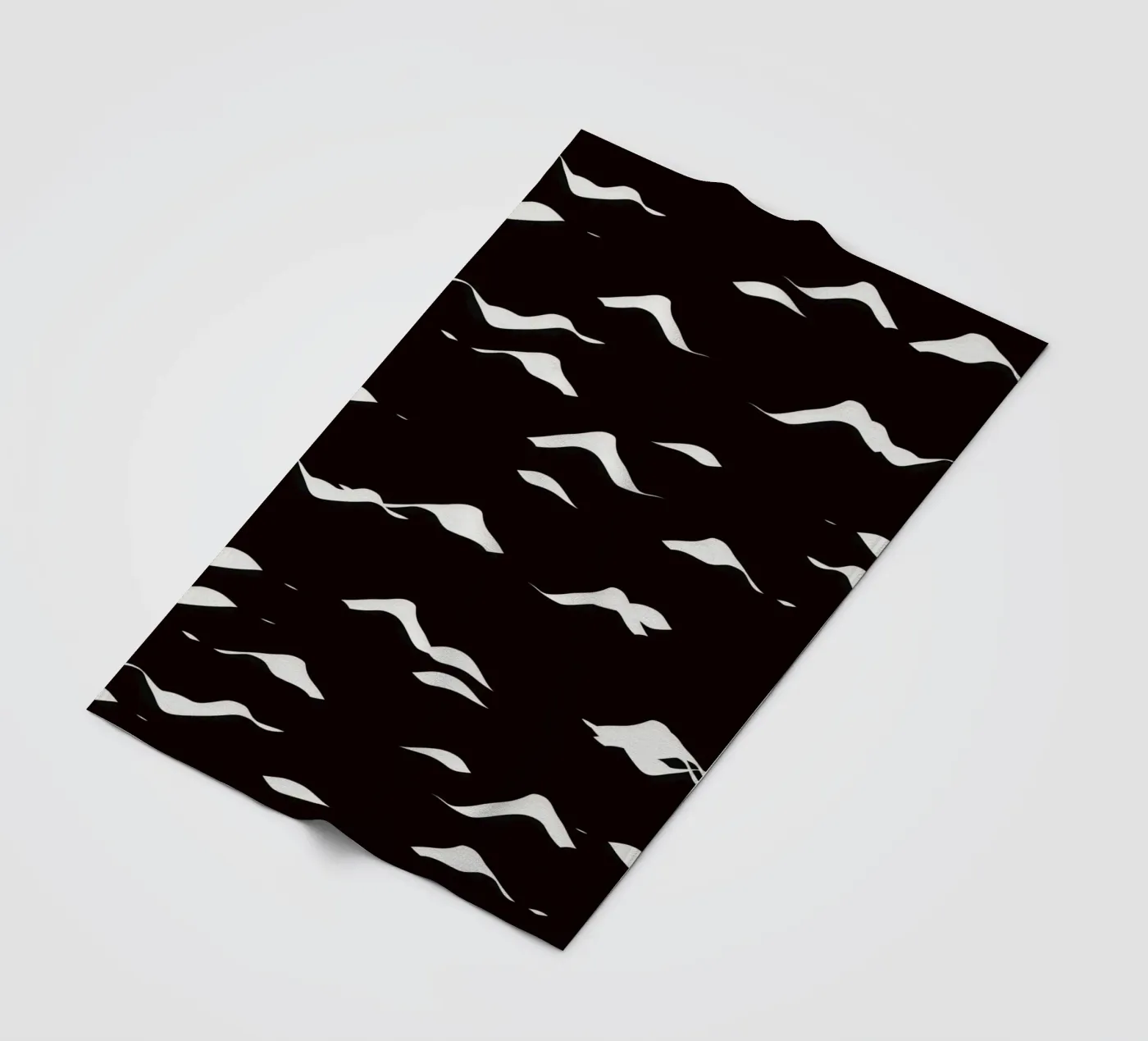 Motif des vagues plaid polaire de Little Dean