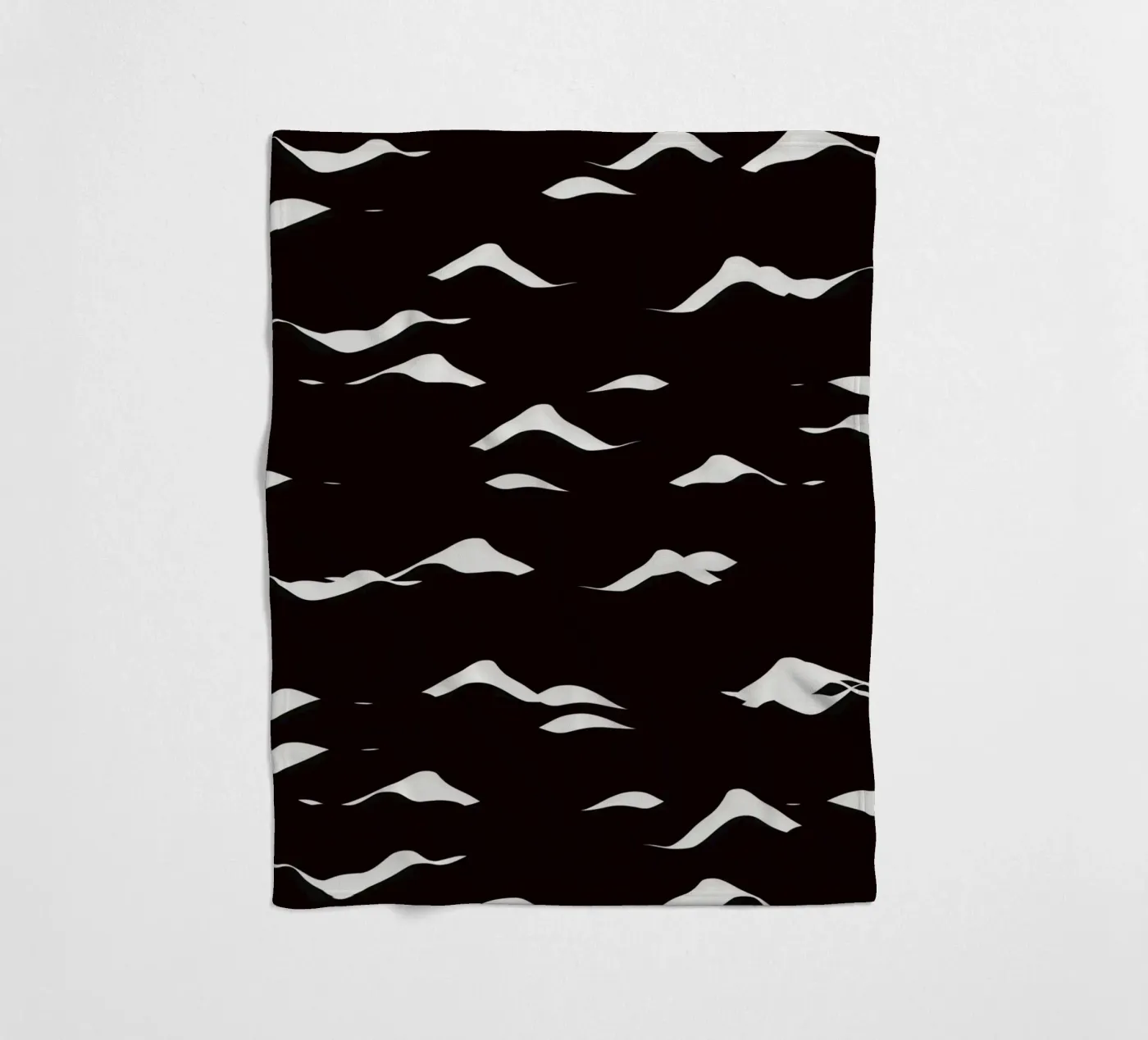 Motif des vagues plaid polaire de Little Dean