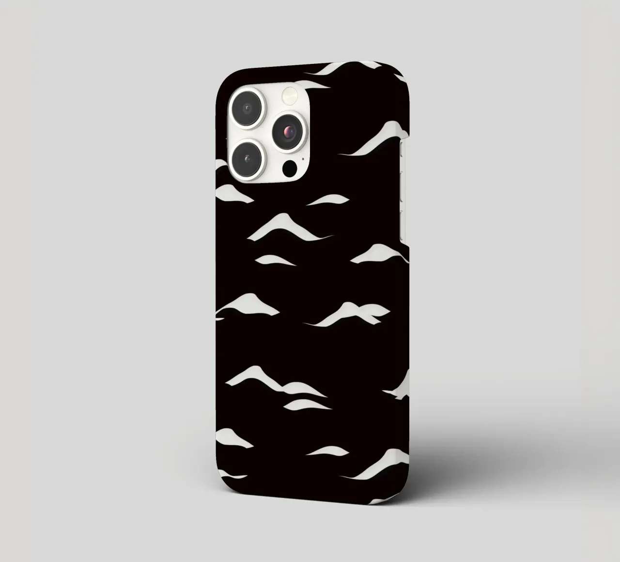 Waves pattern iphone case by Little Dean