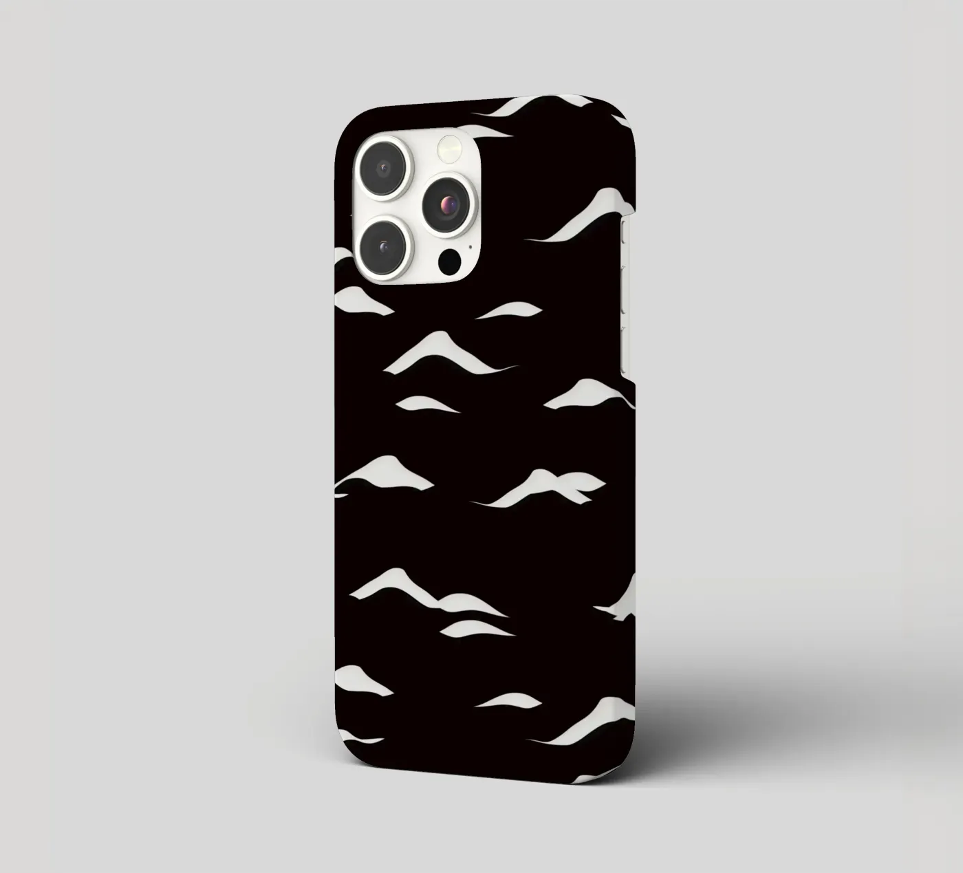 Waves pattern iphone case by Little Dean