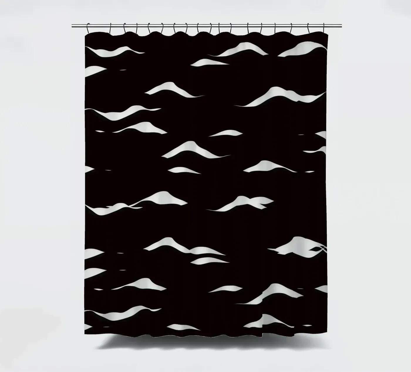 Motif des vagues rideau de douche de Little Dean