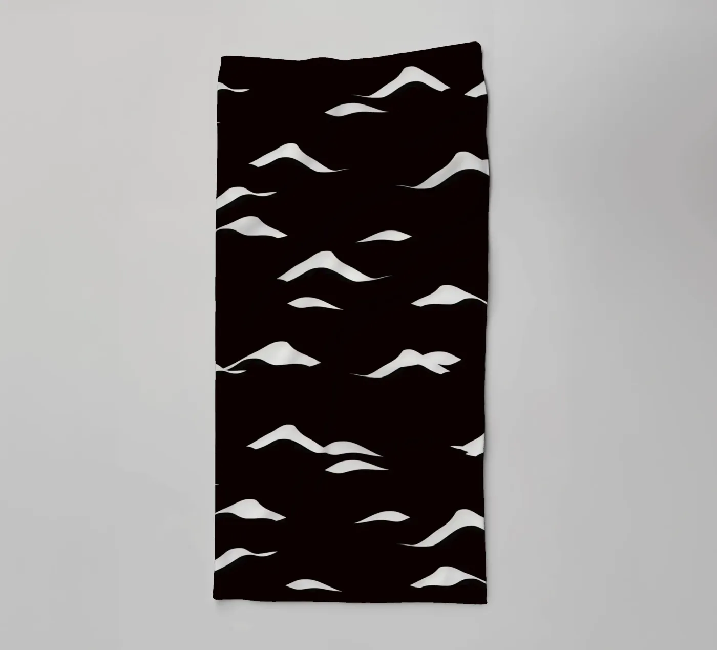 Waves pattern towel by Little Dean