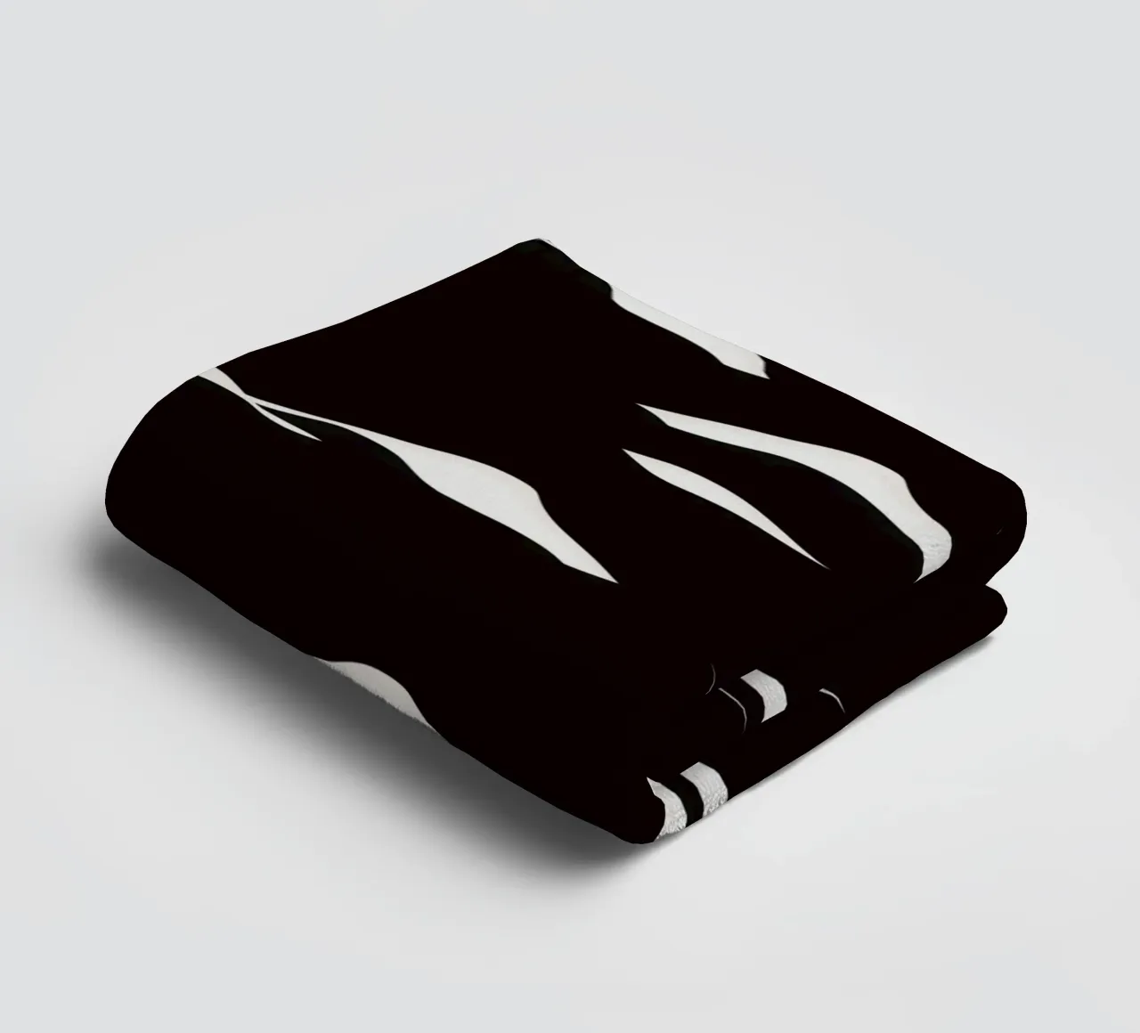 Waves pattern towel by Little Dean