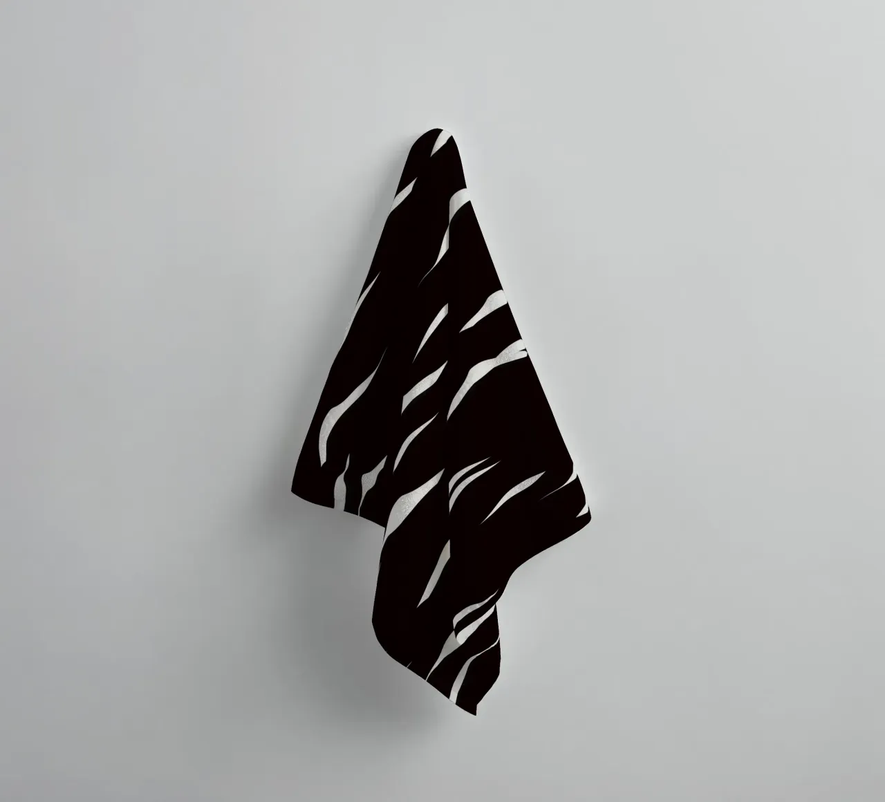 Waves pattern towel by Little Dean