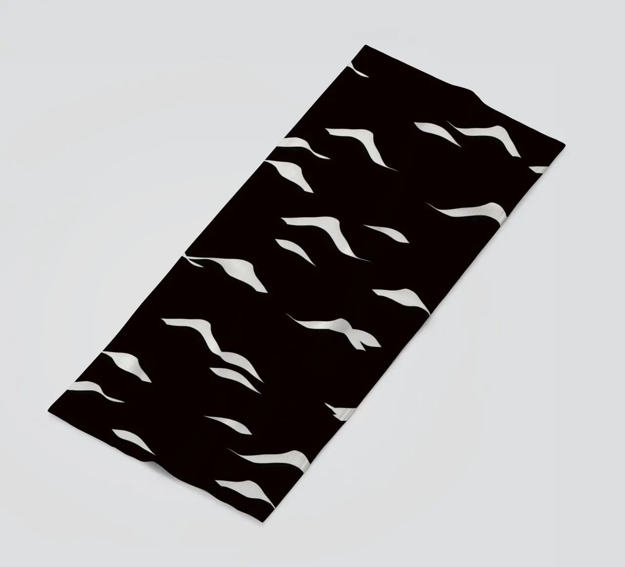 Waves pattern beach towel by Little Dean