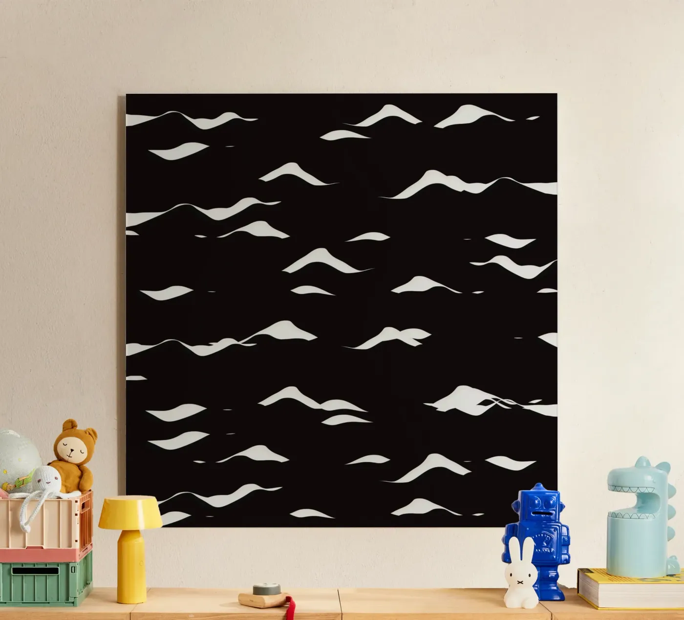 Motif des vagues plexiglas de Little Dean