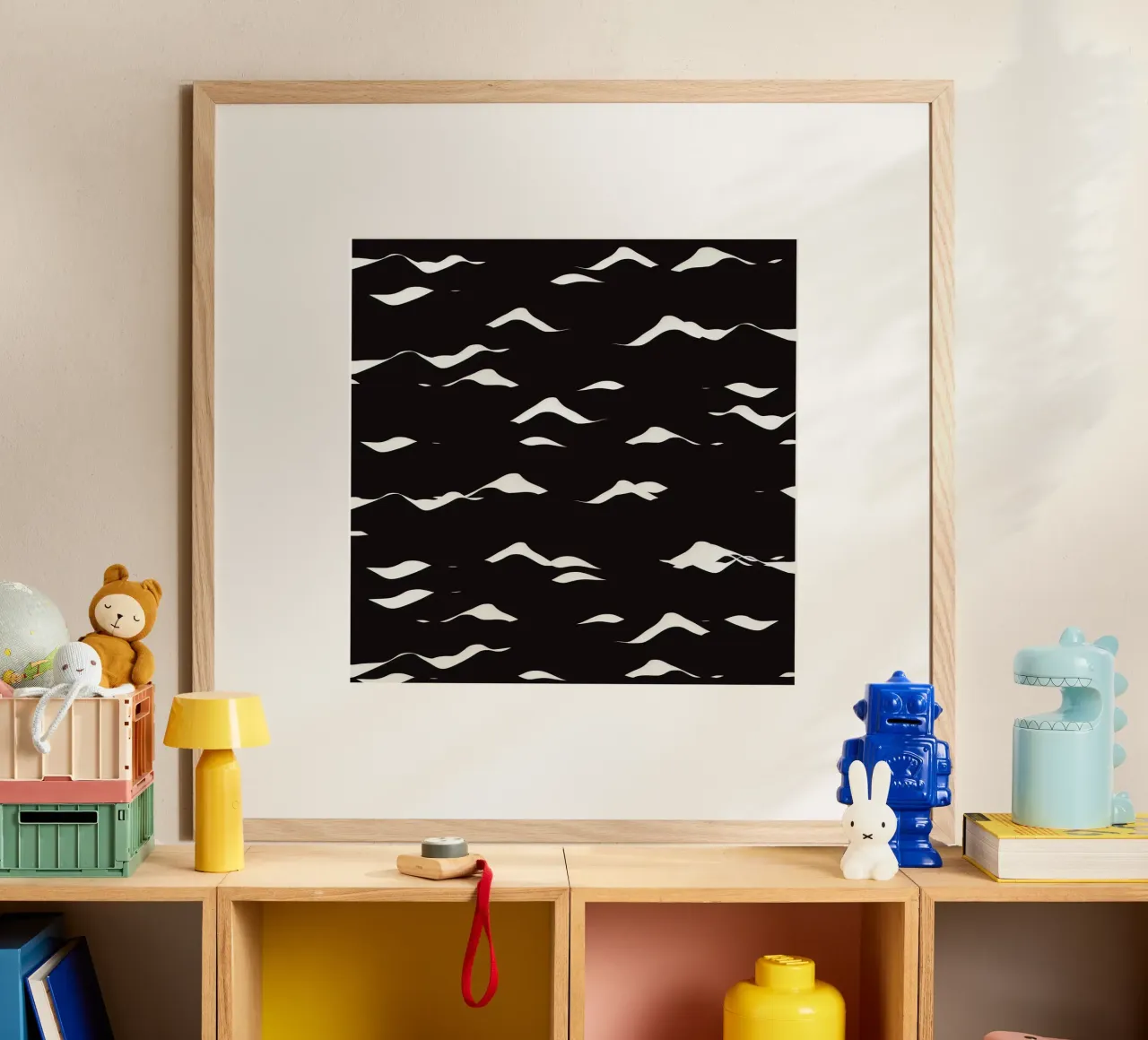 Waves pattern hahnemühle by Little Dean