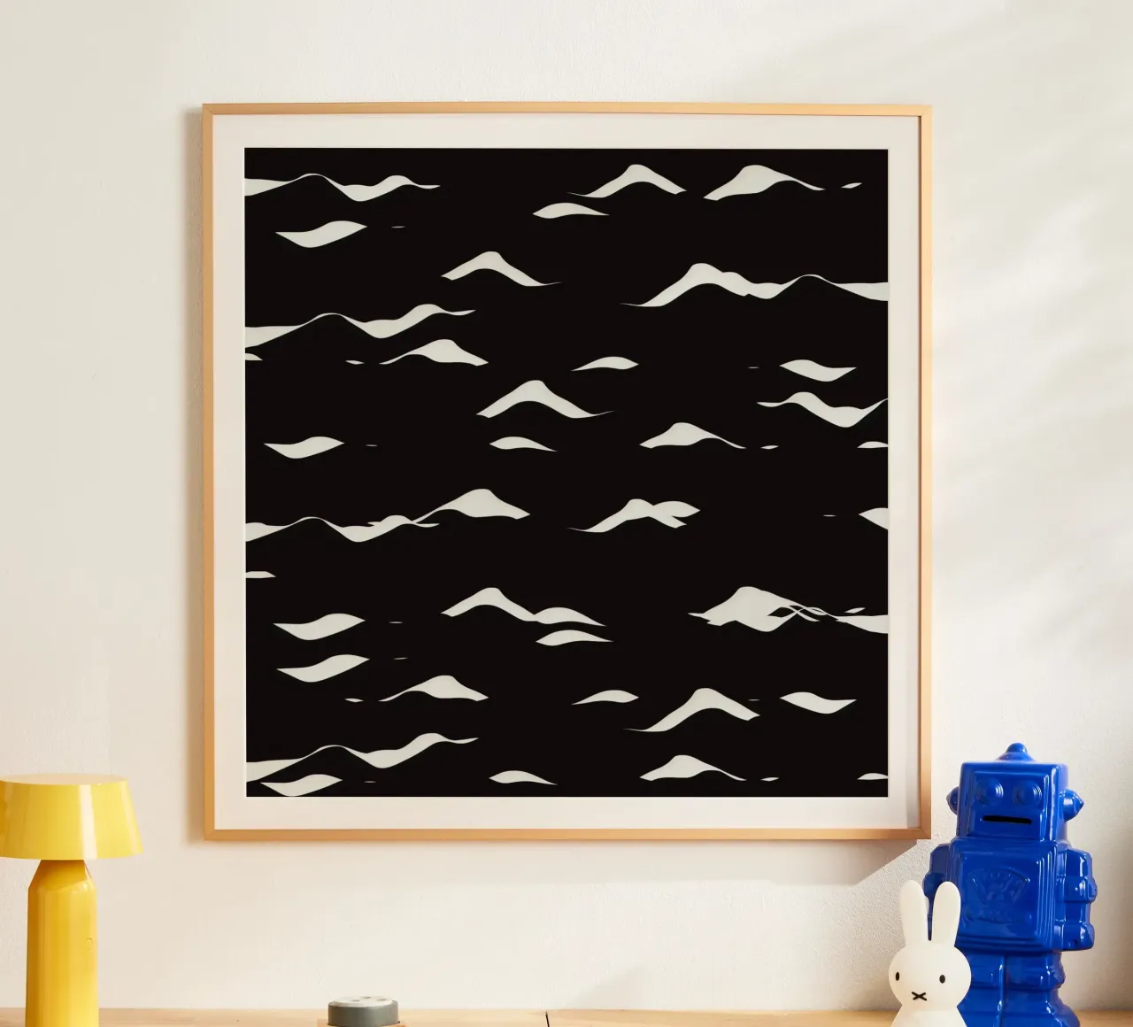 Waves pattern hahnemühle by Little Dean