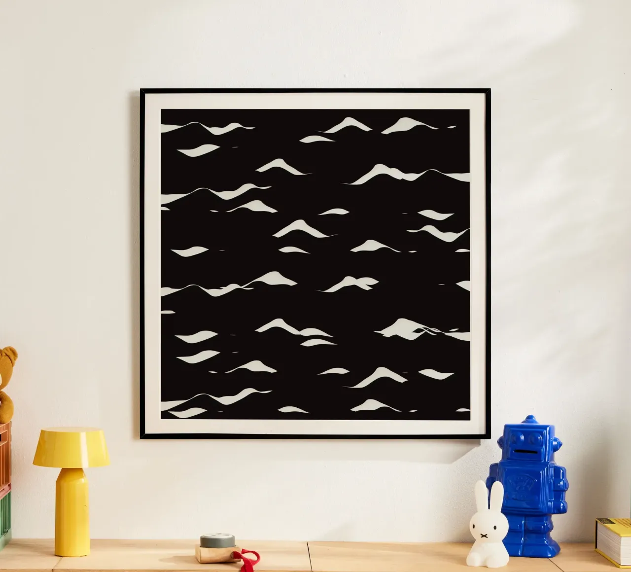 Waves pattern hahnemühle by Little Dean