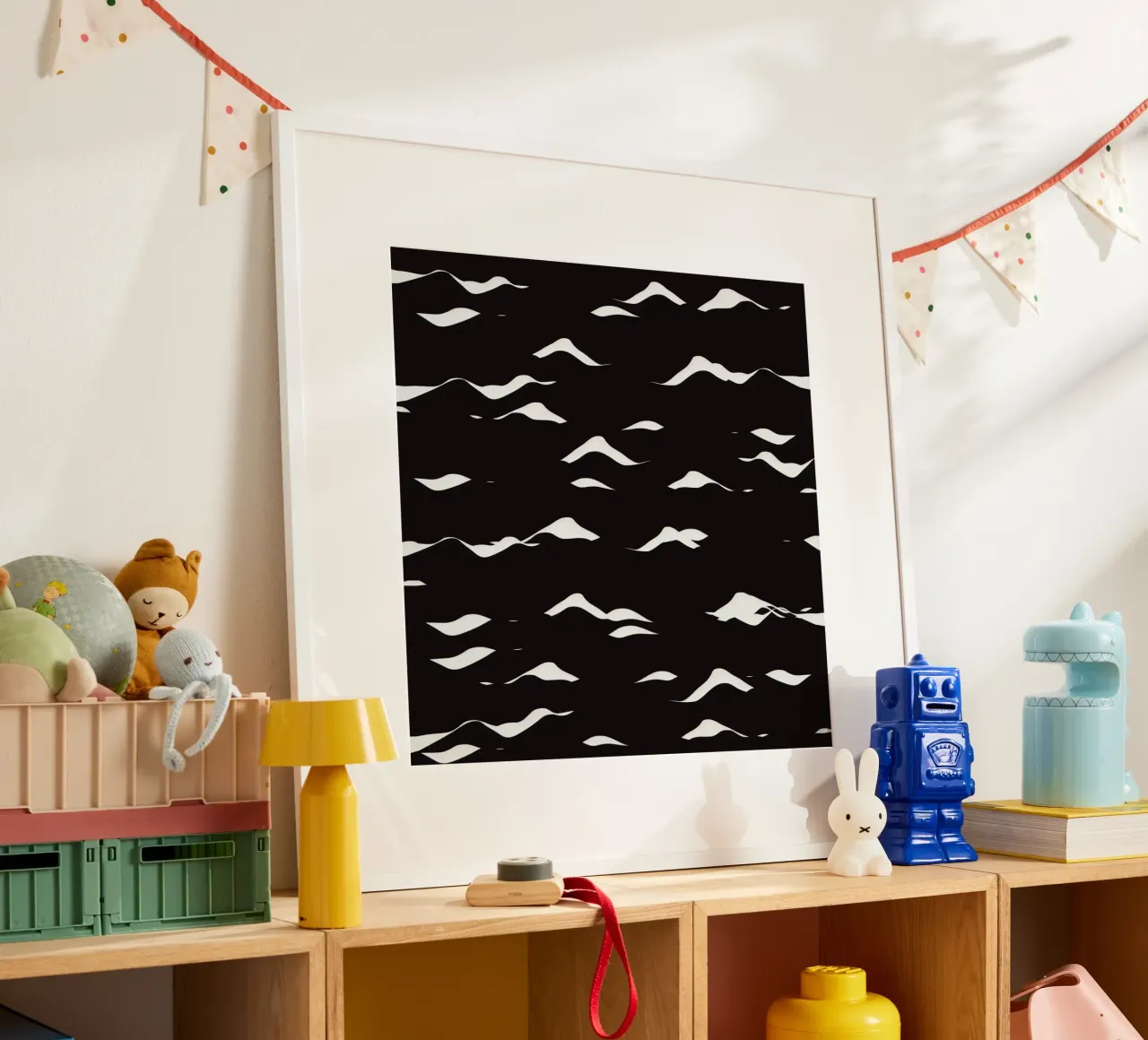 Waves pattern hahnemühle by Little Dean