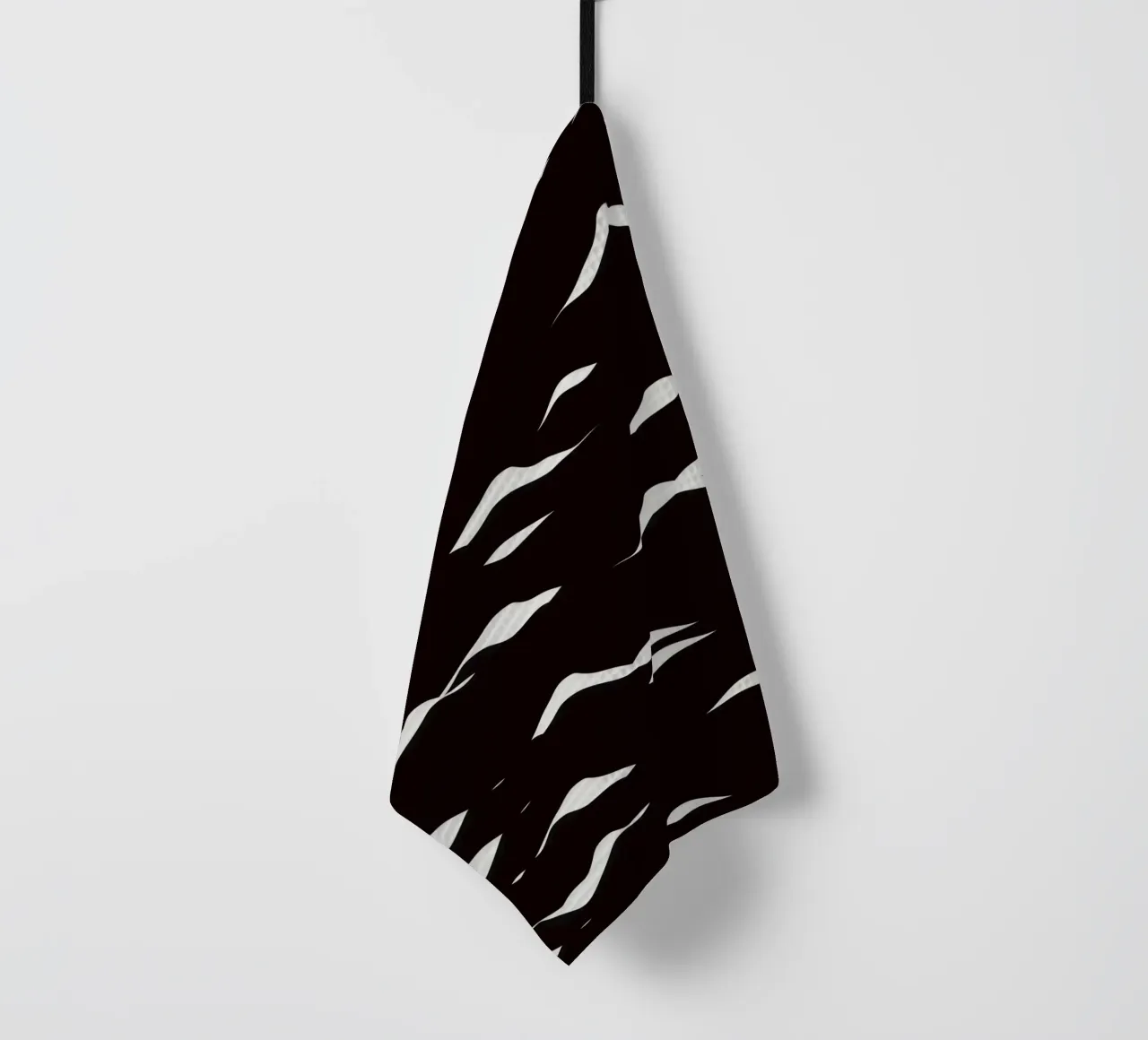 Waves pattern tea towel by Little Dean