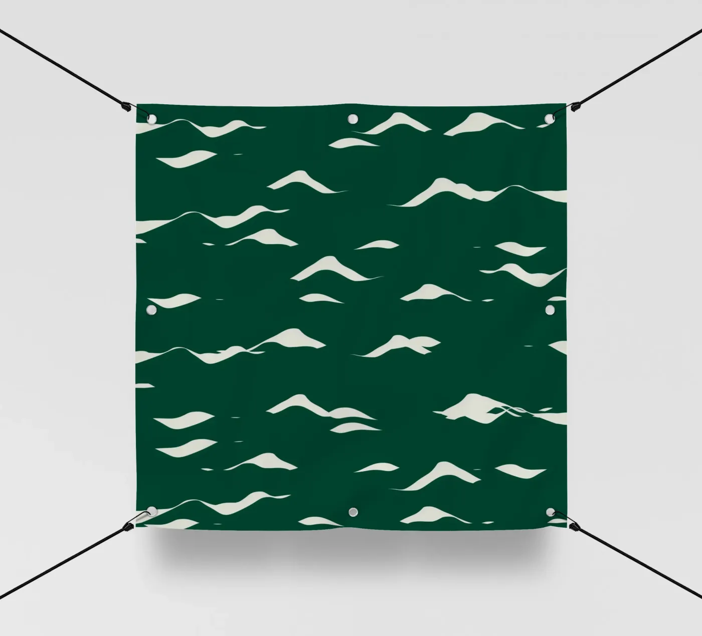 Golven patroon 02 pvc-zeil van Little Dean