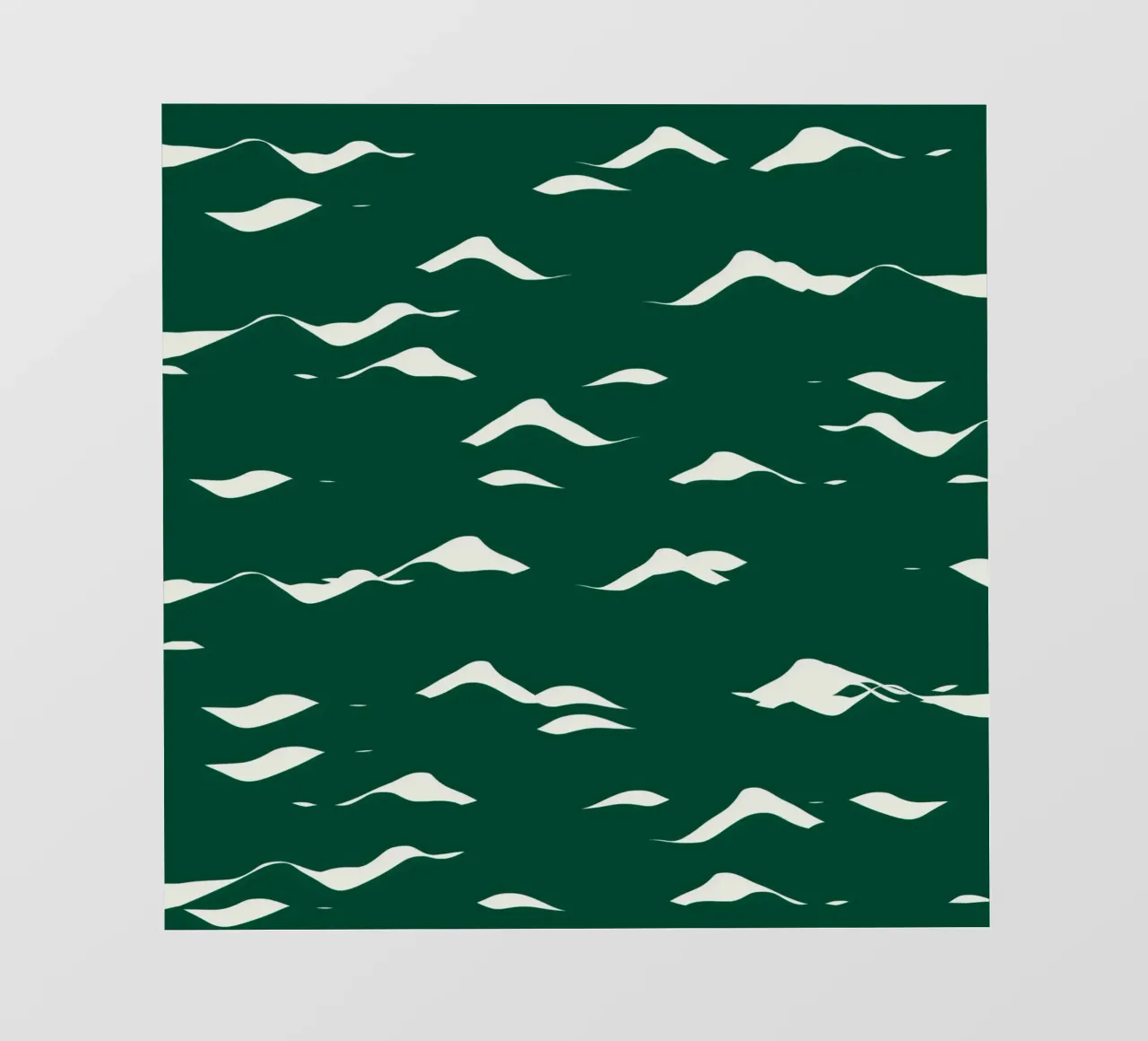 Waves pattern 02 PVC Plane von Little Dean