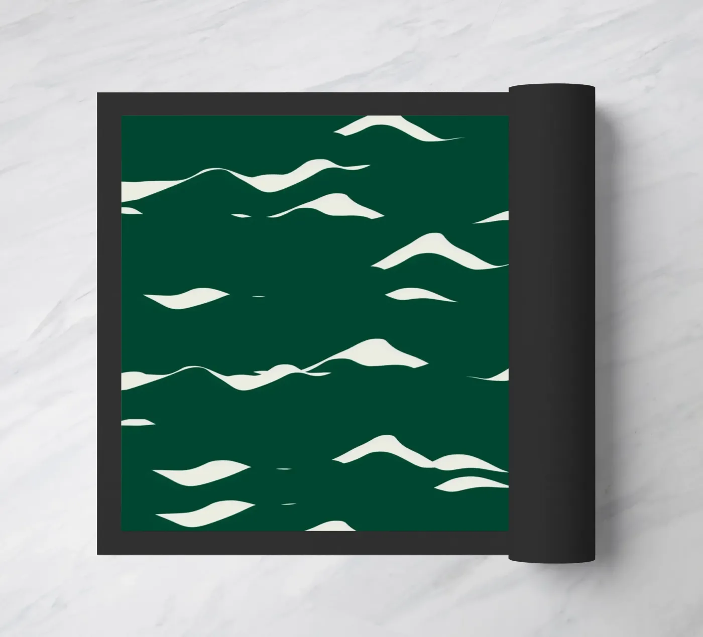 Waves pattern 02 Fußmatte von Little Dean