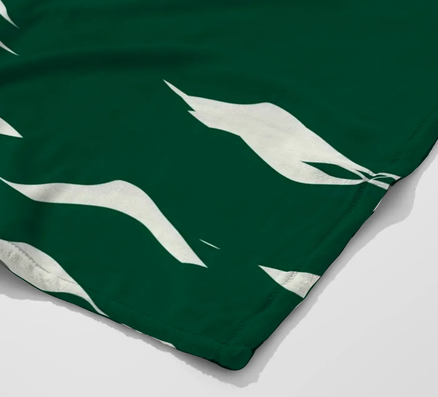 Waves pattern 02 fleece blanket by Little Dean