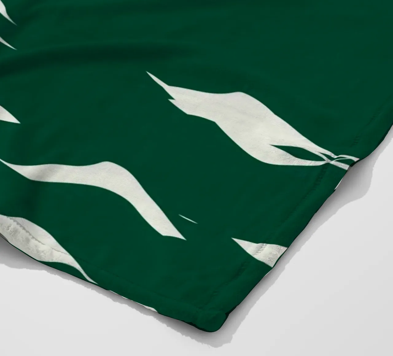 Waves pattern 02 fleece blanket by Little Dean