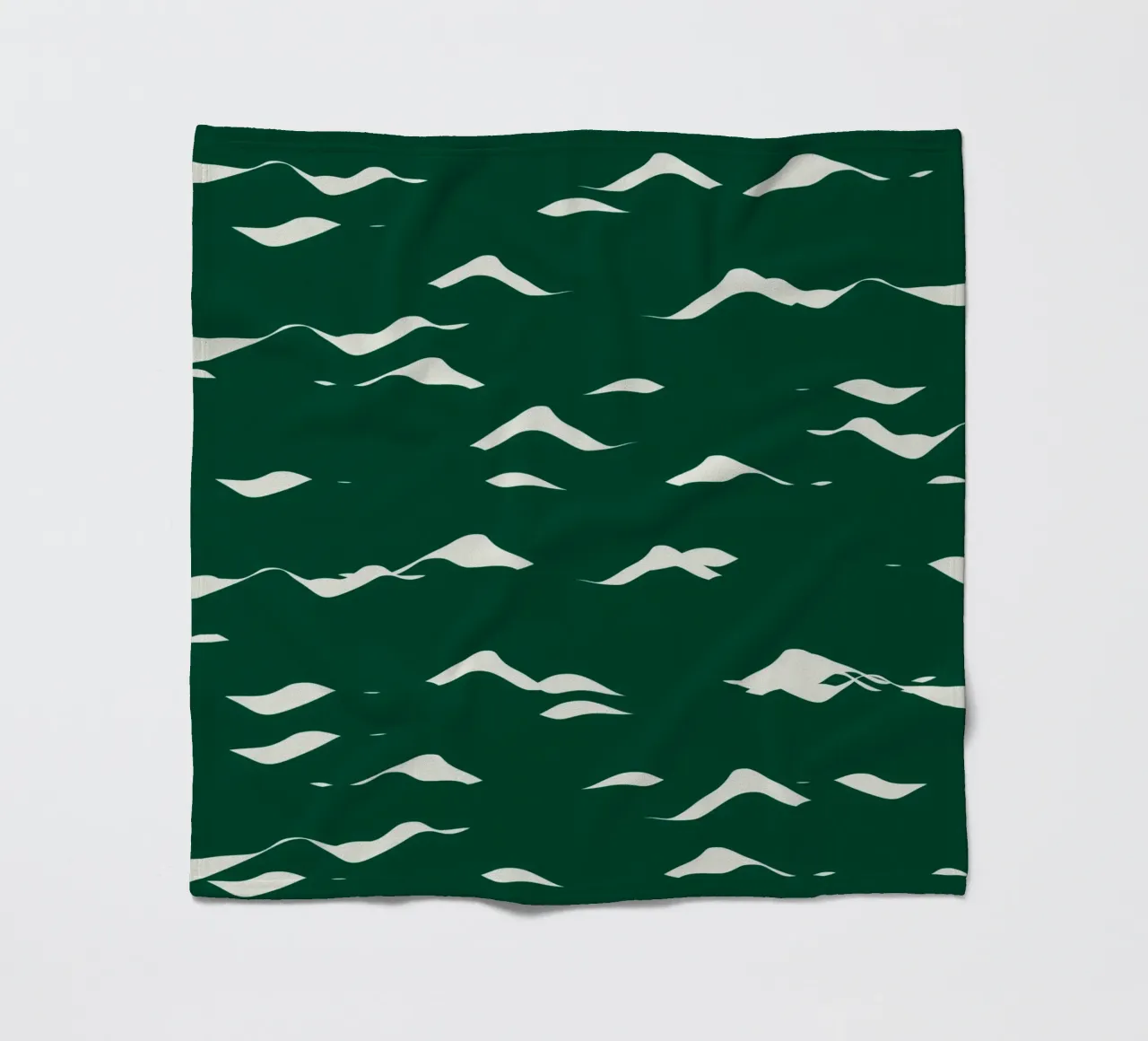Waves pattern 02 fleece blanket by Little Dean