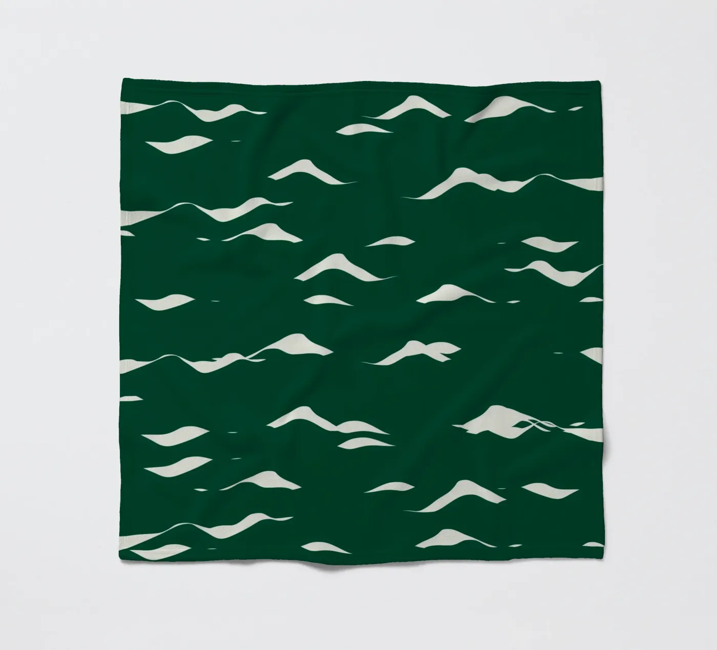 Waves pattern 02 fleece blanket by Little Dean