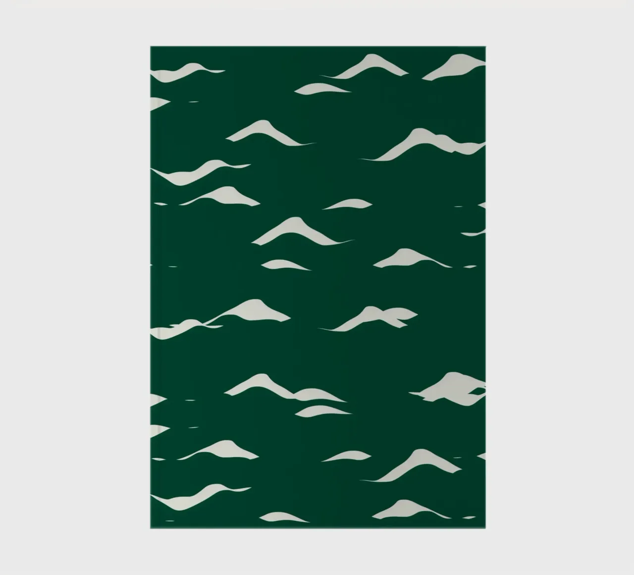 Waves pattern 02 notebook by Little Dean