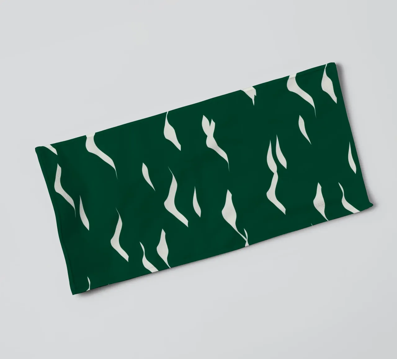 Waves pattern 02 towel by Little Dean