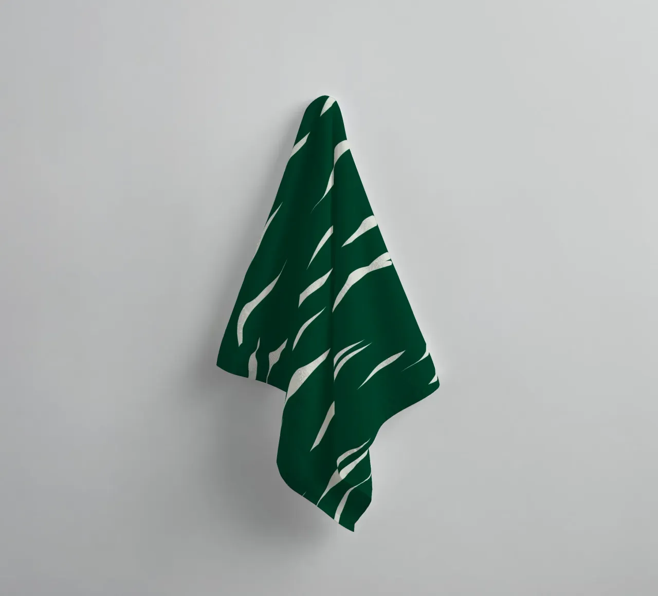 Waves pattern 02 towel by Little Dean