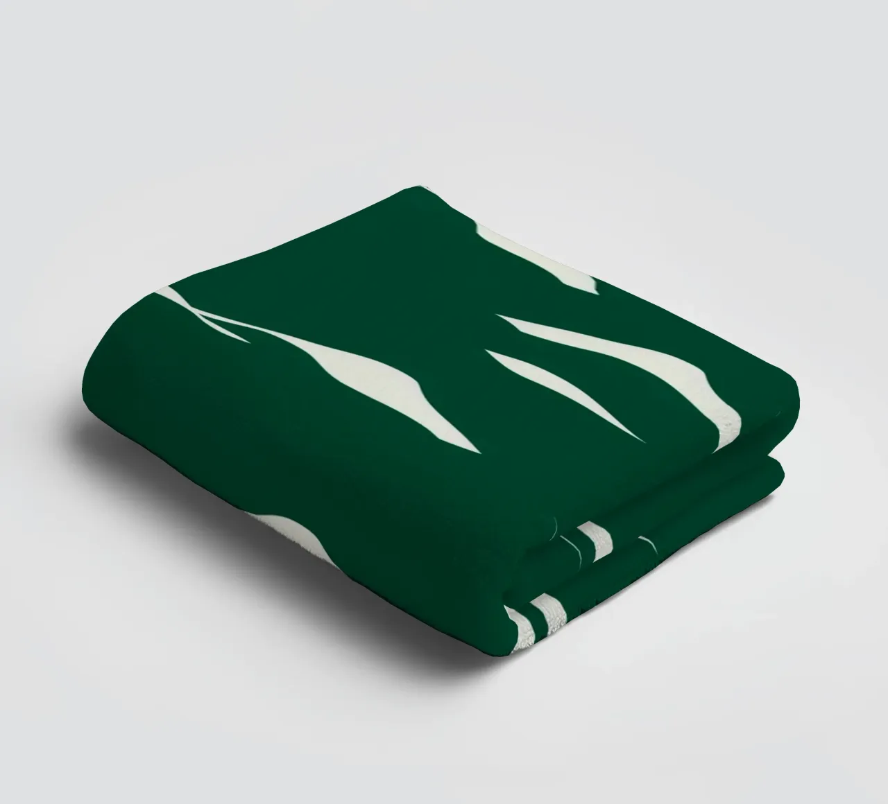 Waves pattern 02 towel by Little Dean