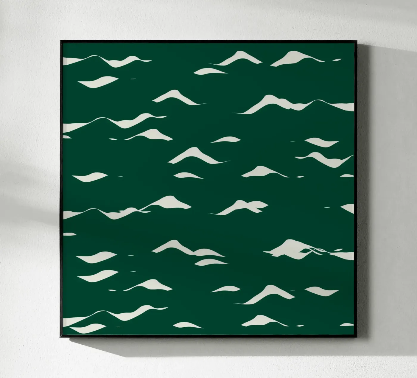 Waves pattern 02 acrylic glass by Little Dean