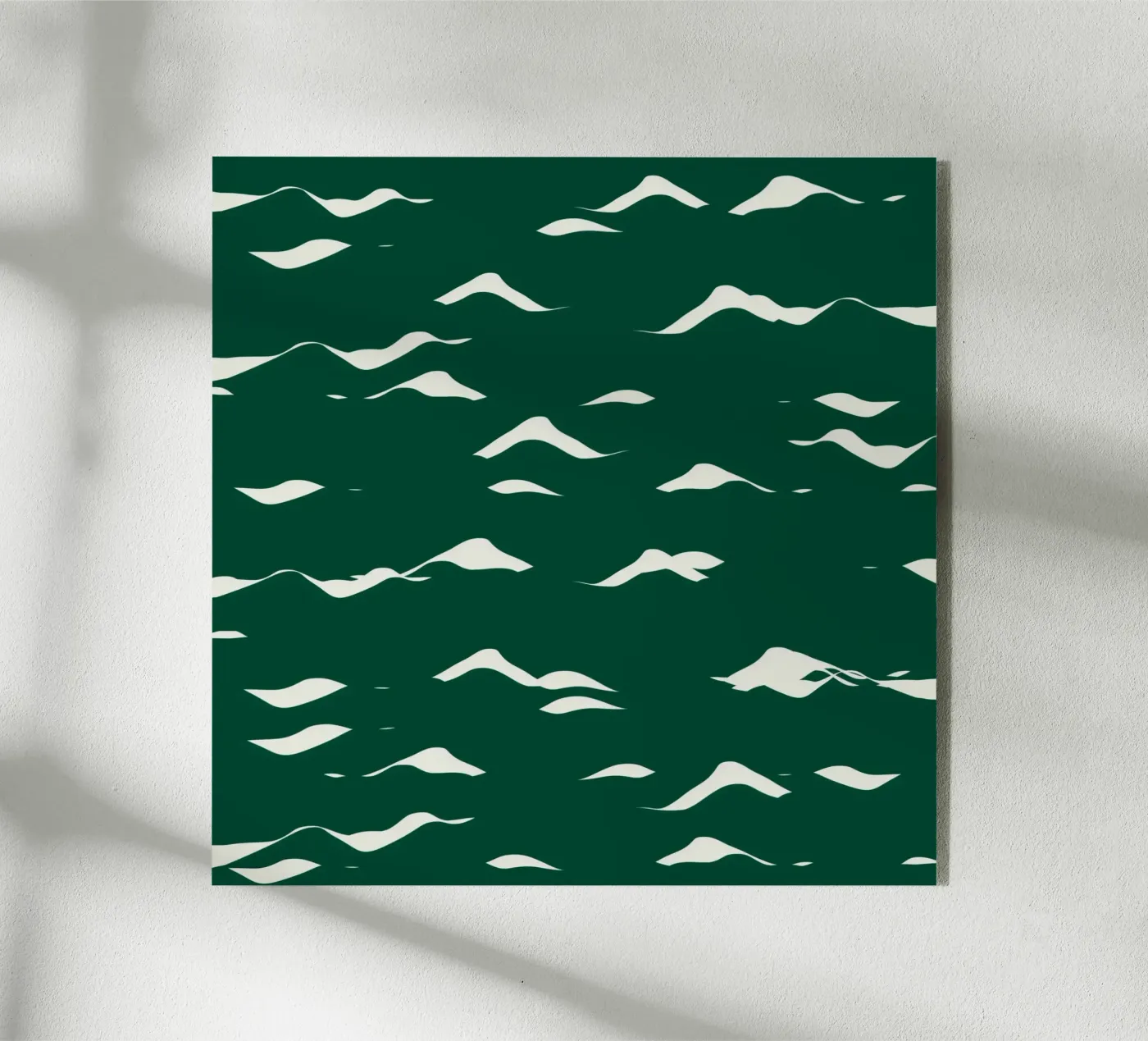 Waves pattern 02 acrylic glass by Little Dean