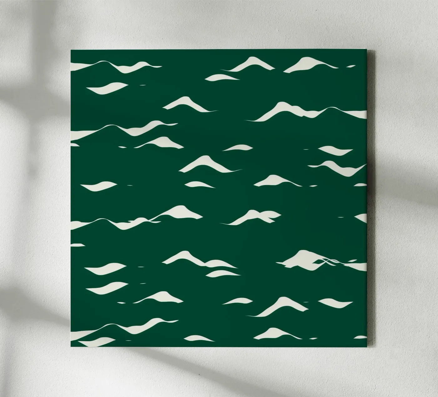Golven patroon 02 canvas van Little Dean