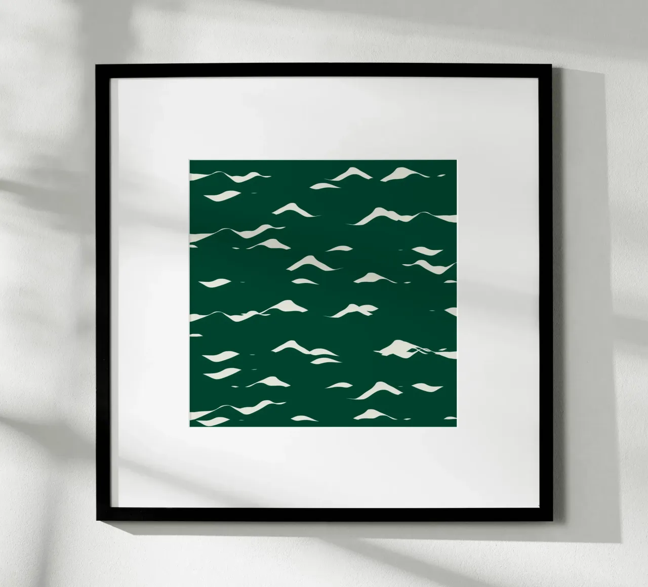 Waves pattern 02 poster by Little Dean