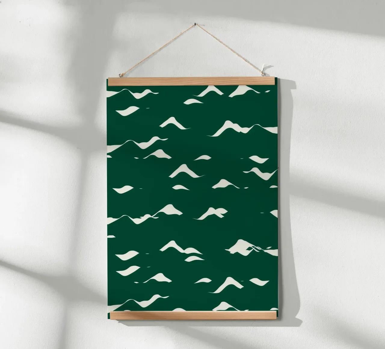 Waves pattern 02 poster by Little Dean