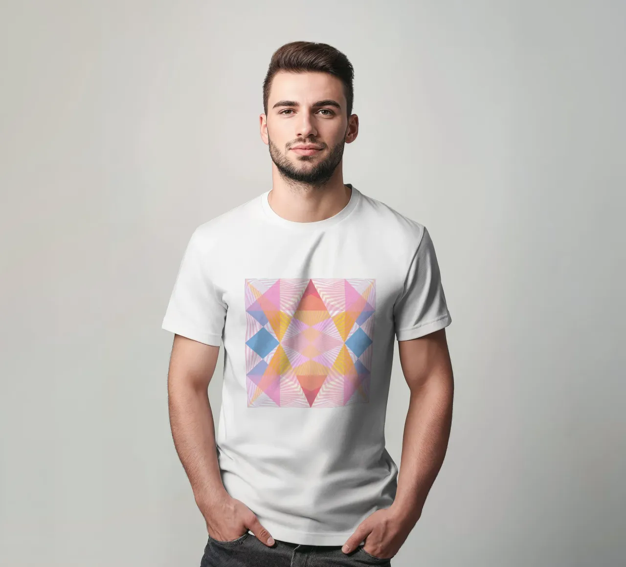 Simple Space t-shirt da Abstract 888