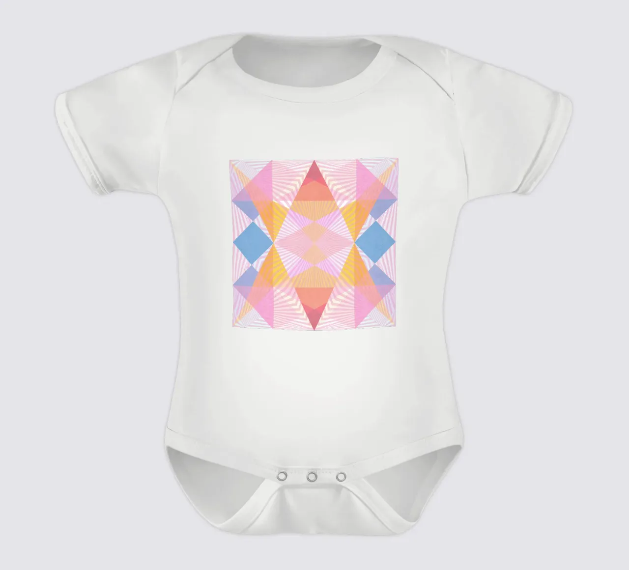 Simple Space body neonato maniche corte da Abstract 888