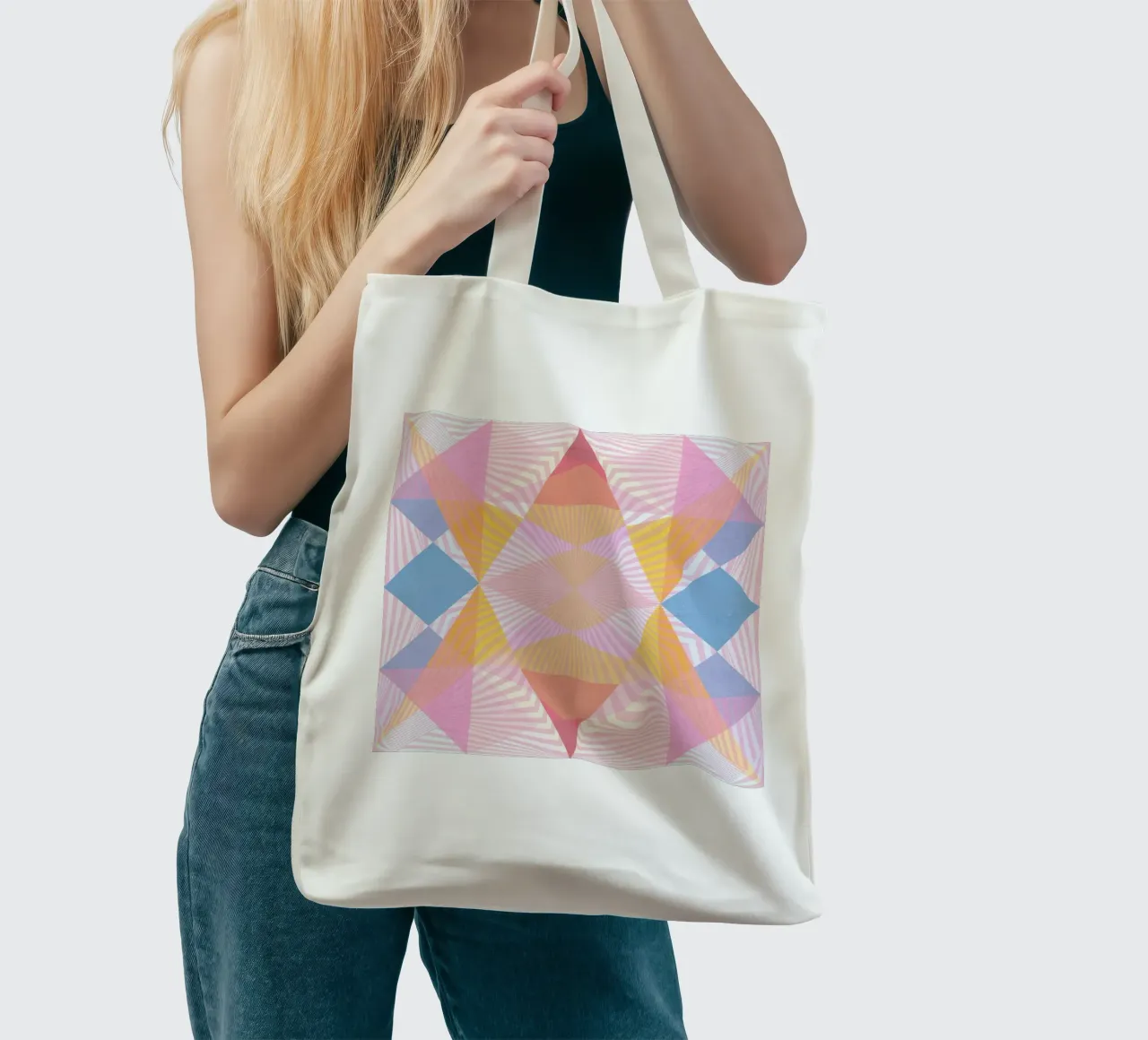 Simple Space tote bag de lovely lines