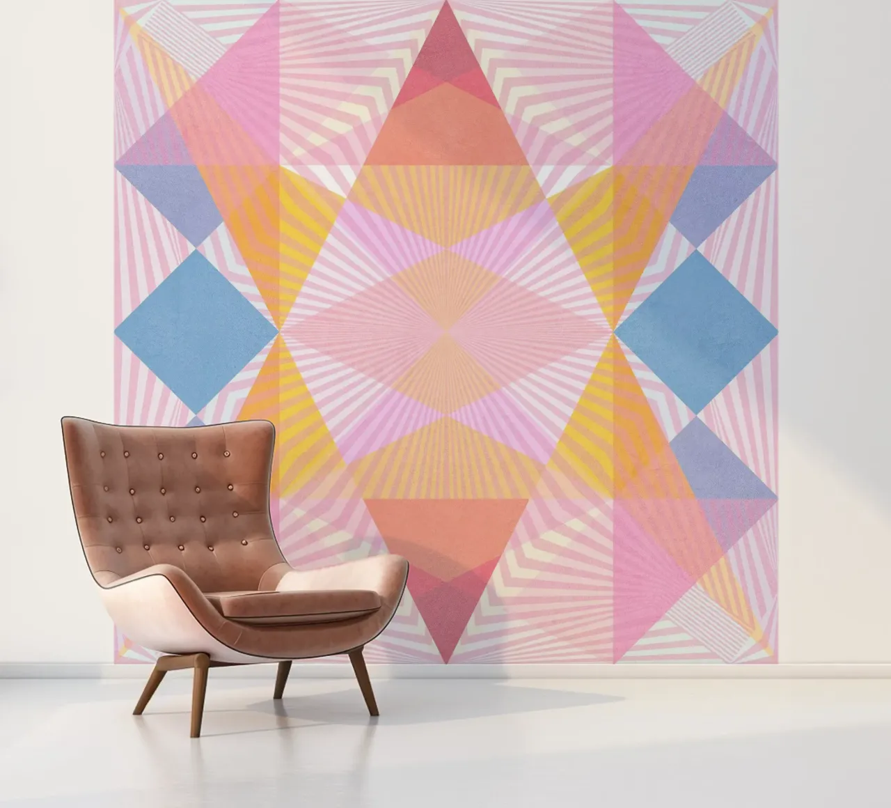 Simple Space fotobehang van Abstract 888