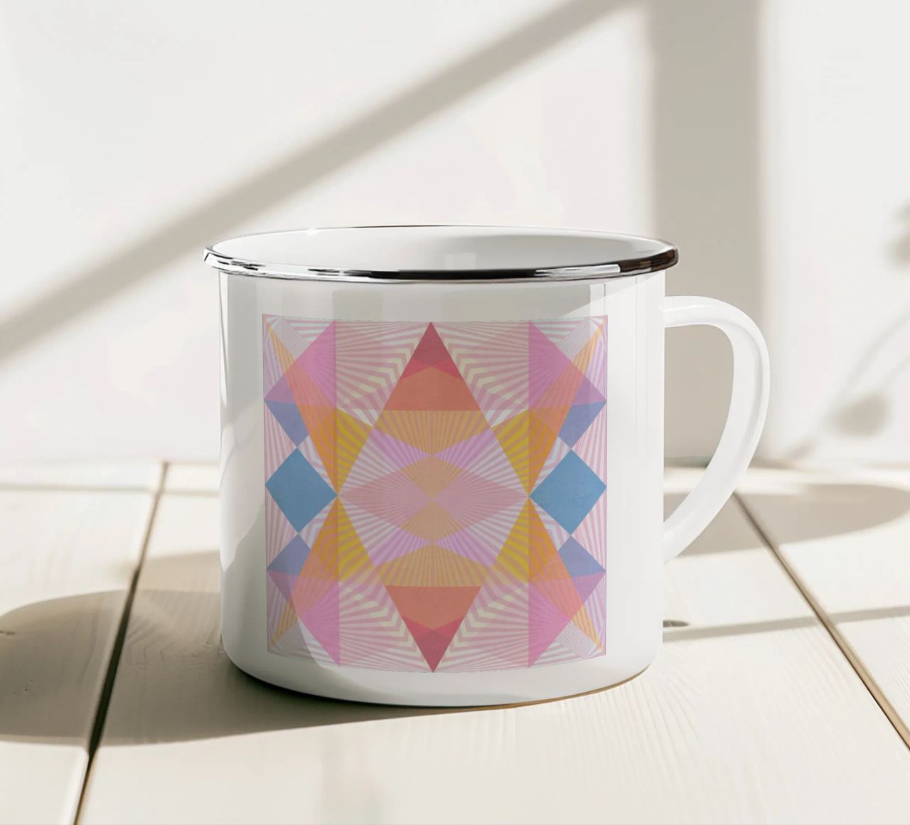 Simple Space tazza in smalto da lovely lines