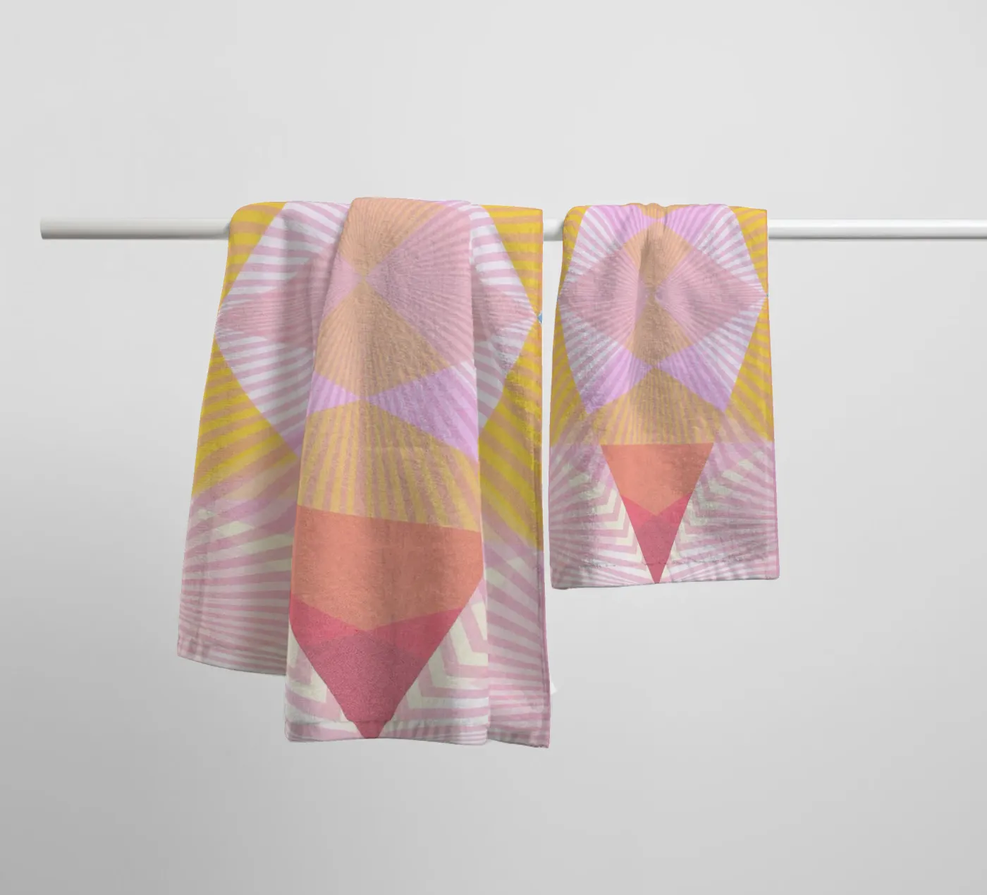 Simple Space Handtuch von Abstract Joy