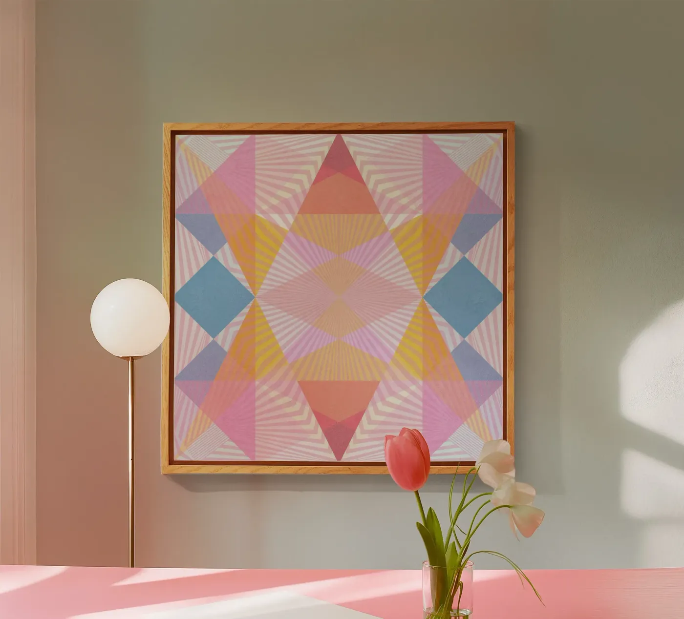 Simple Space plexiglas de Lines Inside