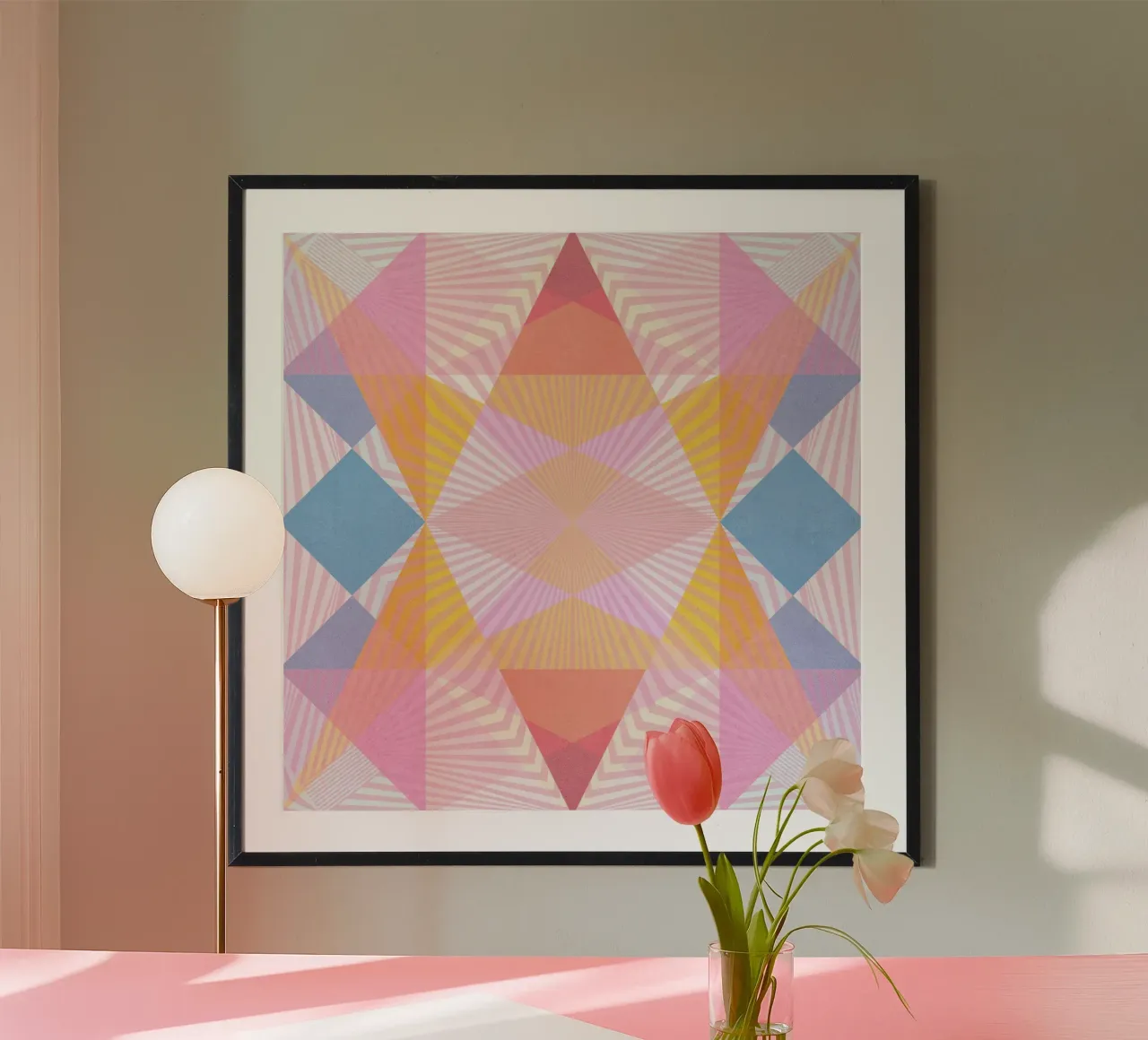 Simple Space poster da lovely lines