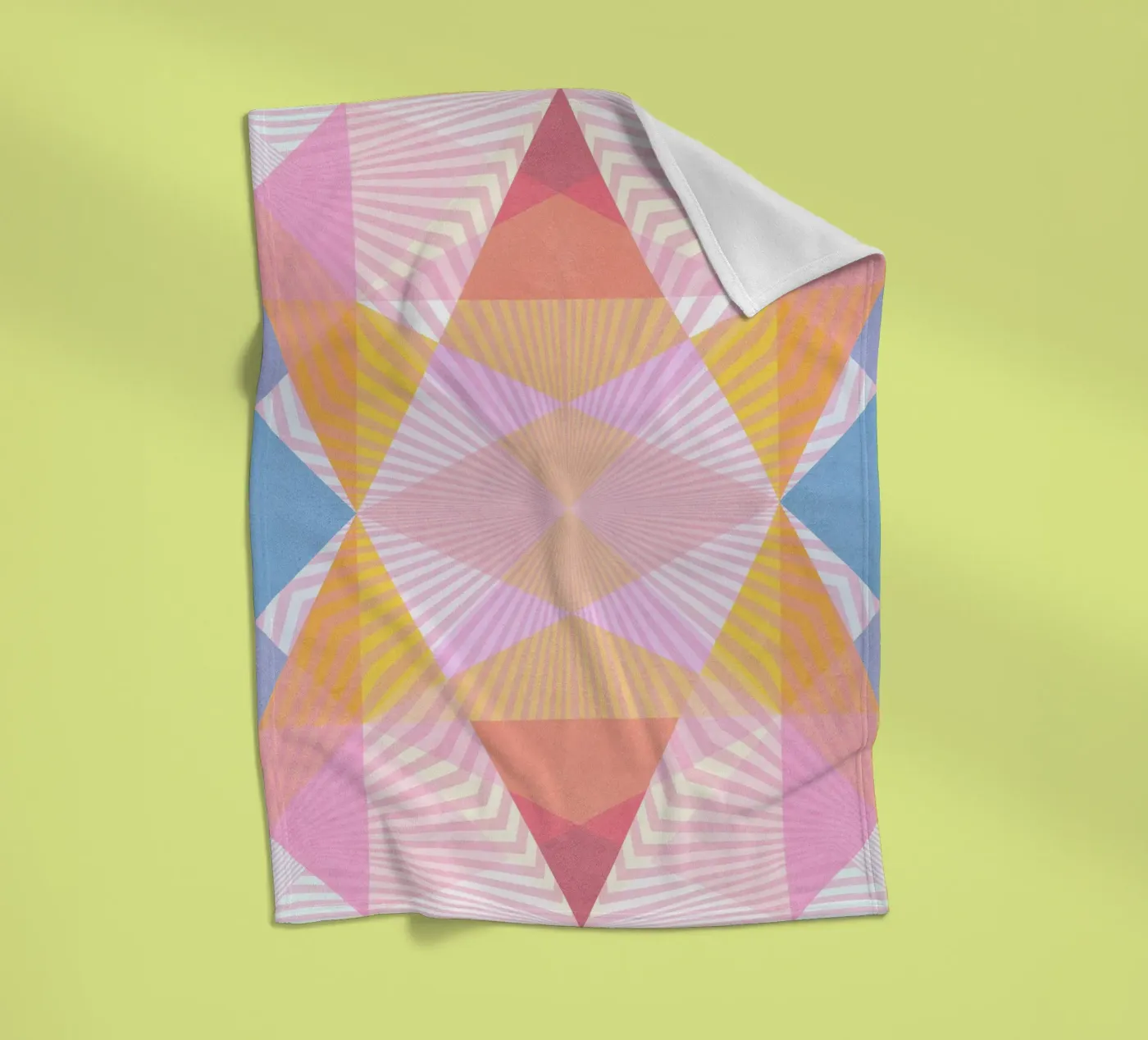Simple Space fleece blanket by Lines Inside