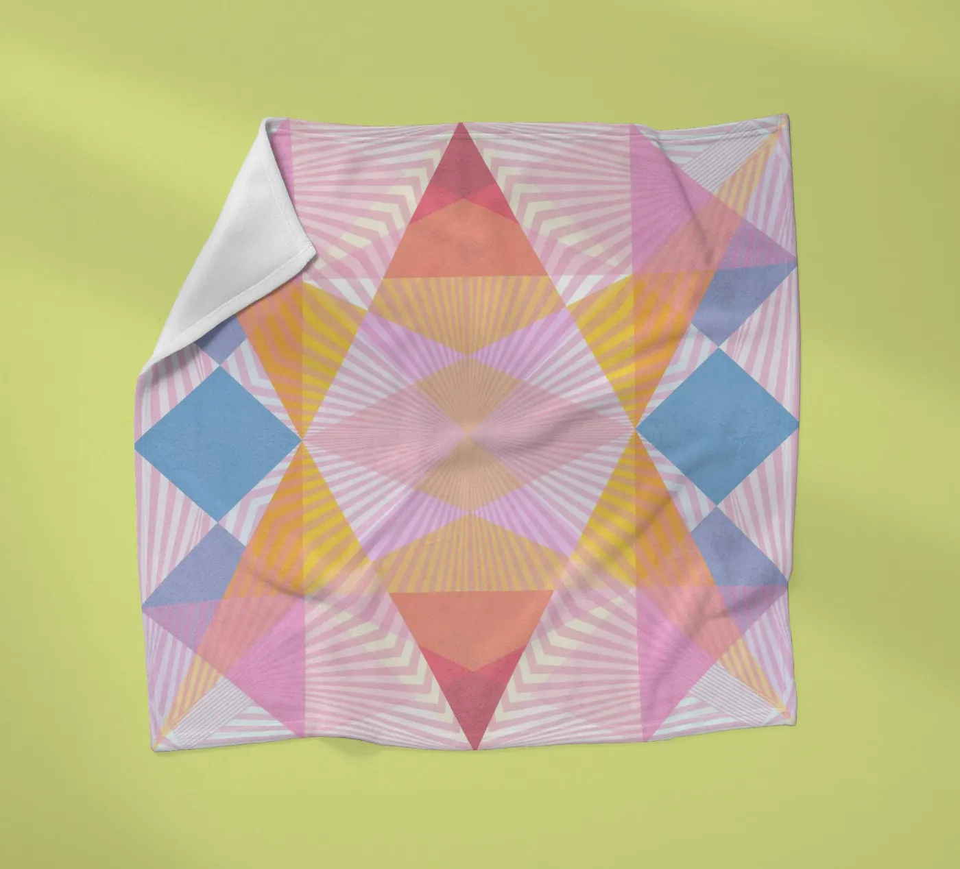 Simple Space fleece blanket by Lines Inside