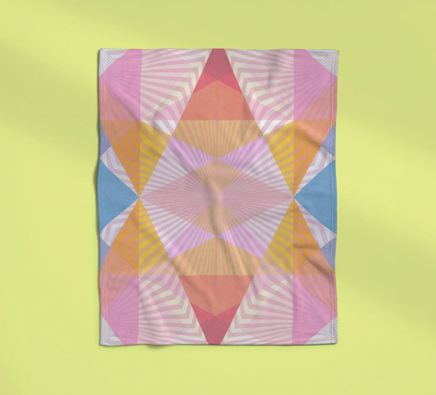Simple Space fleece blanket by Lines Inside