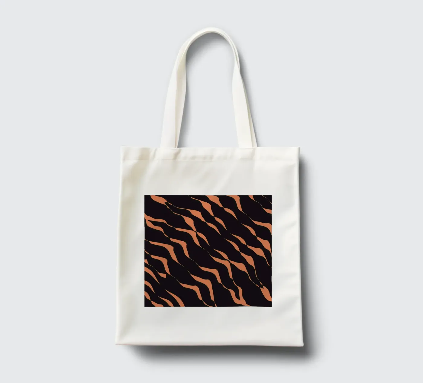 Waves pattern 03 tote bag by Little Dean